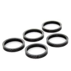 HZB afstandsstykker 28,6 mm 1-1 8 tommer overdimensioneret 5 mm kulstof 5 stykker 6500031