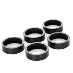 HZB afstandsstykker 28,6 mm 1-1 8 tommer overdimensioneret 10 mm kulstof 5 stykker 6500032