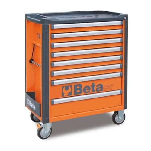 Beta værktøjsvogn c37 8-o orange