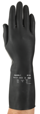 Ansell produkter handske alphatec 87 118 naturgummi størrelse xl 9 5
