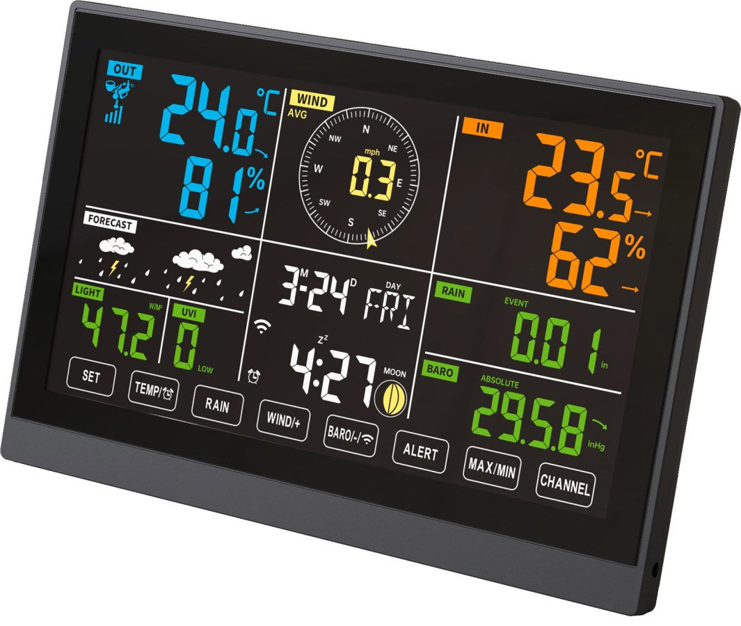 Abi produkter digital vejrstation 7i1 smart