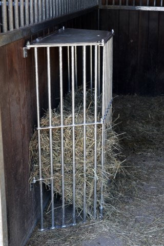 Abi produkter hø rack slowfeed plus galvaniseret foderbesparende rack