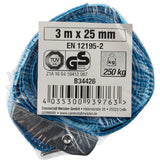 Connex produkter spændestrop 1 stk med klemmespænde 3 meter 25mm
