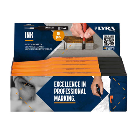 Lyra produkter dyb markør mærke markør sort