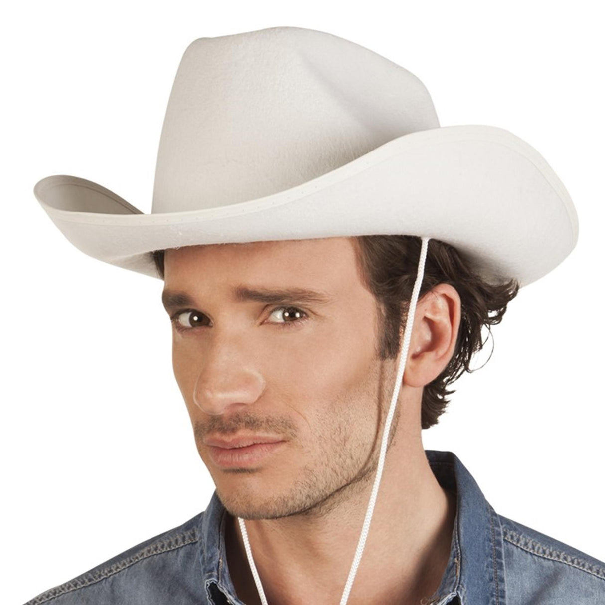 Boland rodeo hat hvid