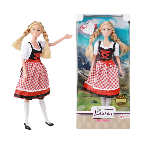 Toi-legetøj toi-legetøj lauren teenagedukke i traditionelt dirndl-kostume