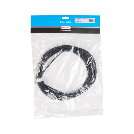 REM udenfor kabel Elvedes med foring Ø5.0mm 10 meter - sort (rulle)
