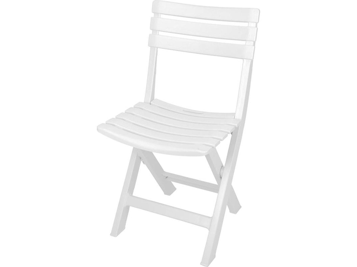 Pro haveklapstol komodo plast 41x40xh77cm hvid