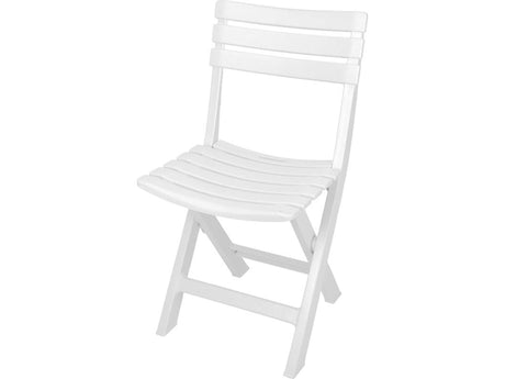 Pro haveklapstol komodo plast 41x40xh77cm hvid