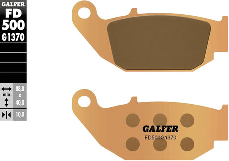 Galfer bremseklodser fd500 bremseklodser fd500 g1370 sint.metal street