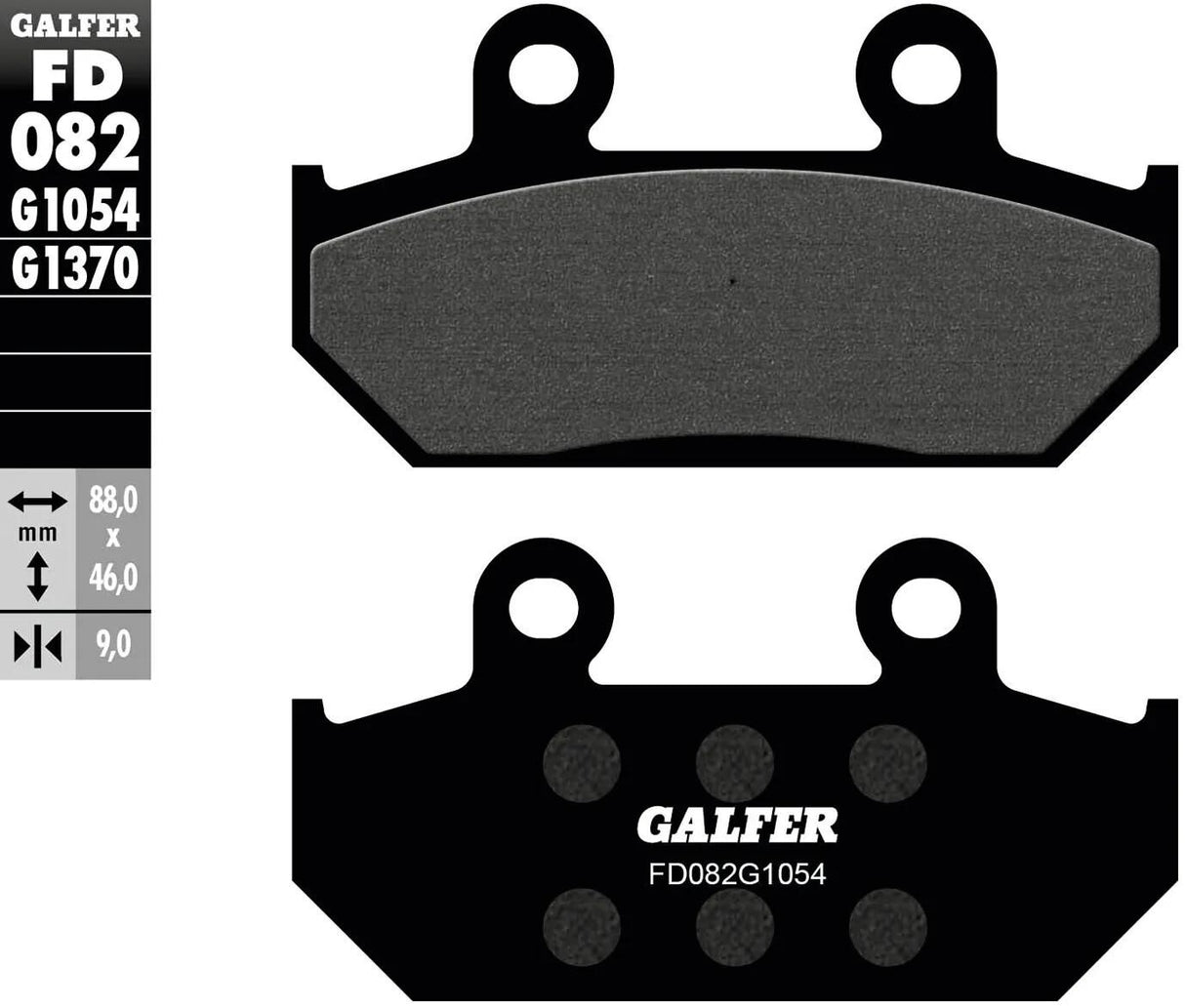 Galfer bremseklodser fd082 bremseklodser fd082 g1054 økologiske