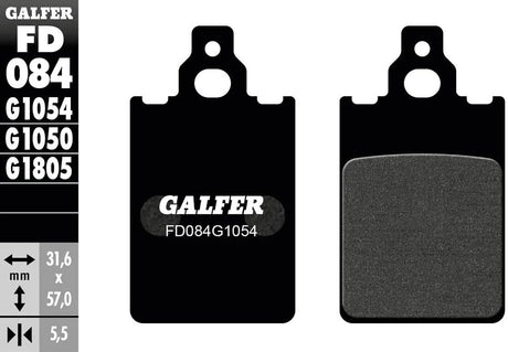 Galfer bremseklodser fd084 bremseklodser fd084 g1054 økologiske