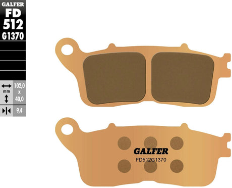 Galfer bremseklodser fd512 bremseklods fd512 g1370 sint.metal street