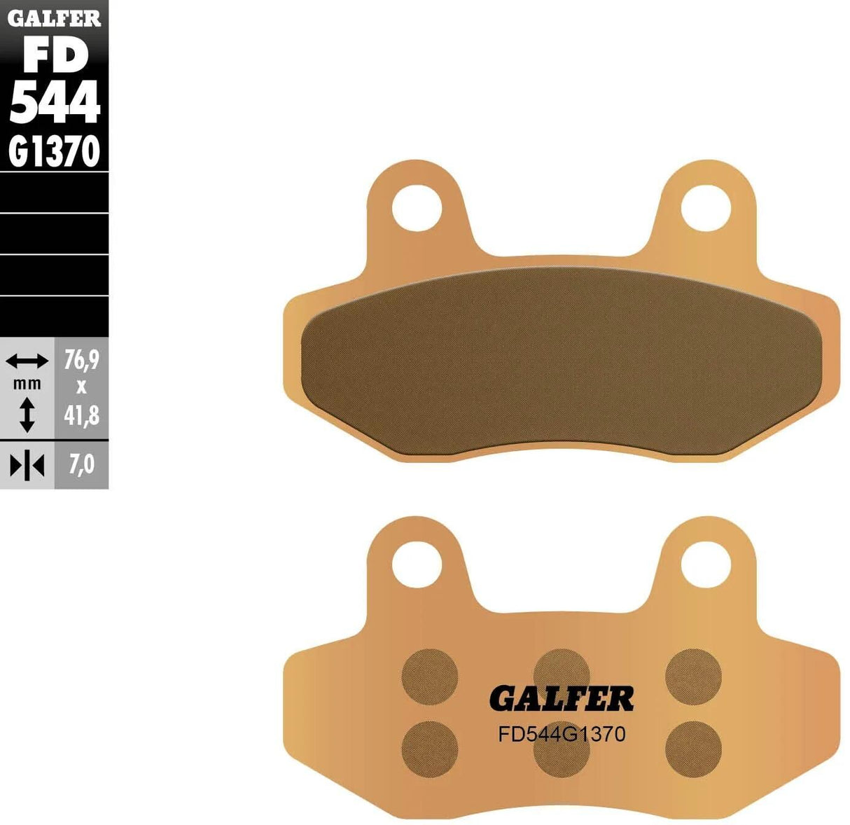 Galfer bremseklodser fd544 bremseklods fd544 g1370 sint.metal street