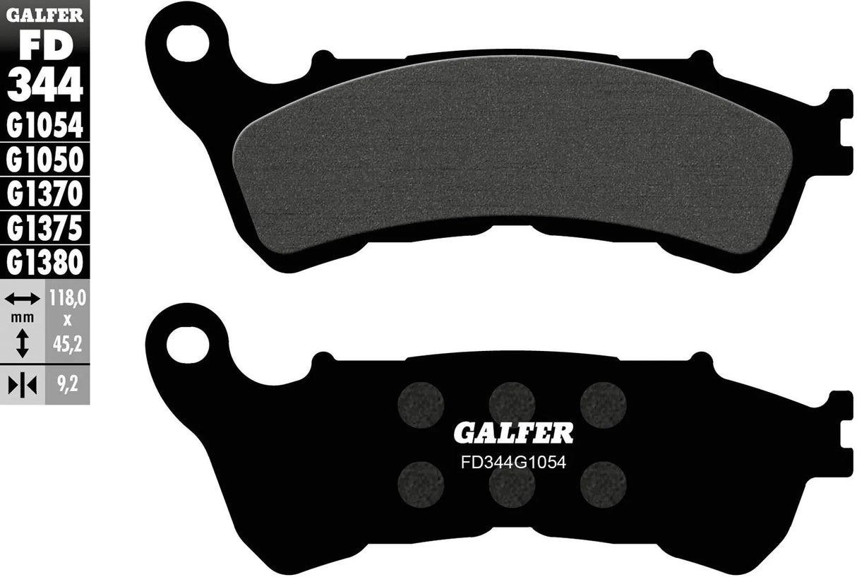 Galfer bremseklodser fd344 bremseklodser fd344 g1054 organisk standard