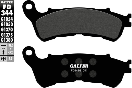Galfer bremseklodser fd344 bremseklodser fd344 g1054 organisk standard