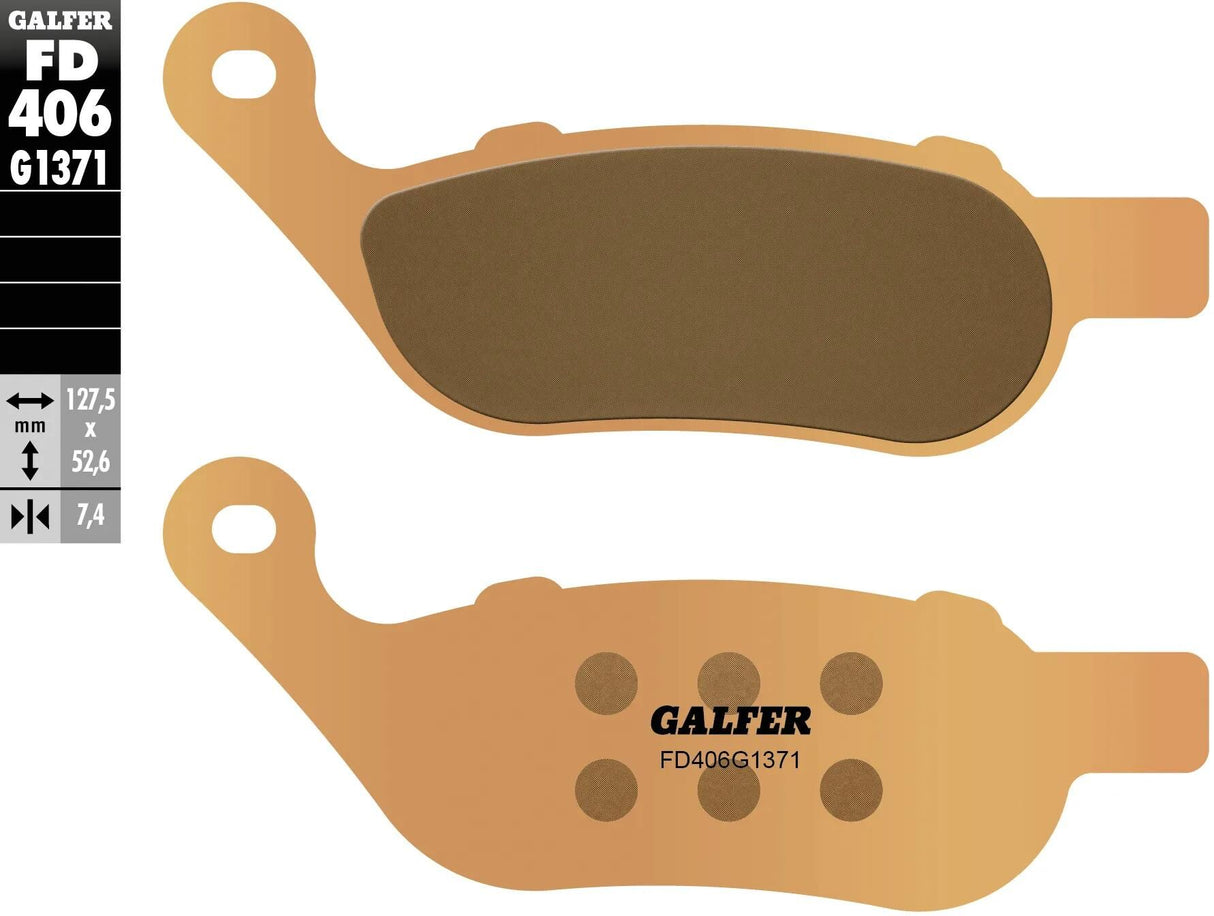 Galfer bremseklodser fd406 bremseklods fd406 g1371 sint.metal street