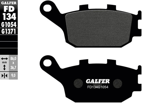 Galfer bremseklodser fd134 bremseklodser fd134 g1054 økologiske