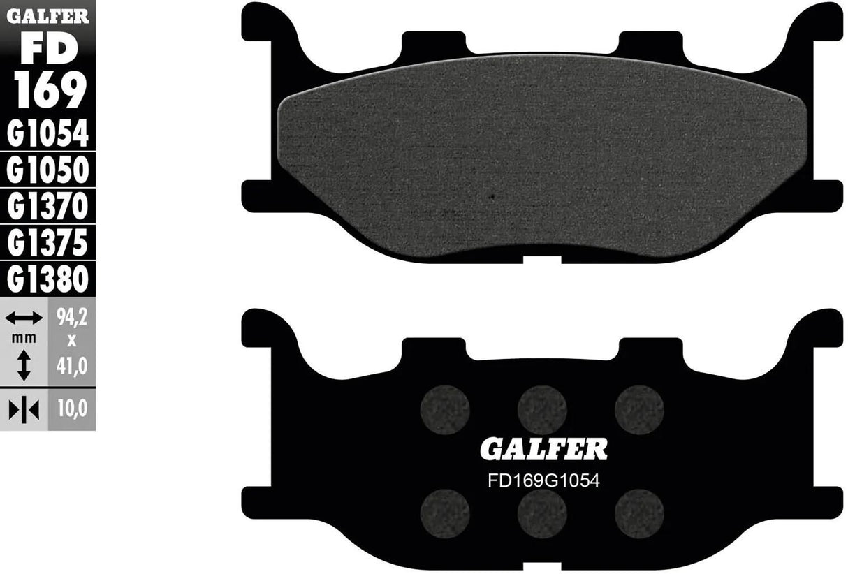 Galfer bremseklodser fd169 bremseklodser fd169 g1054 økologiske