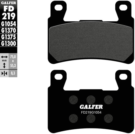 Galfer bremseklodser fd219 bremseklods fd219 g1054 økologisk gade