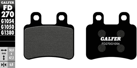 Galfer bremseklodser FD270 bremseklods FD270 G1054 organisk standard