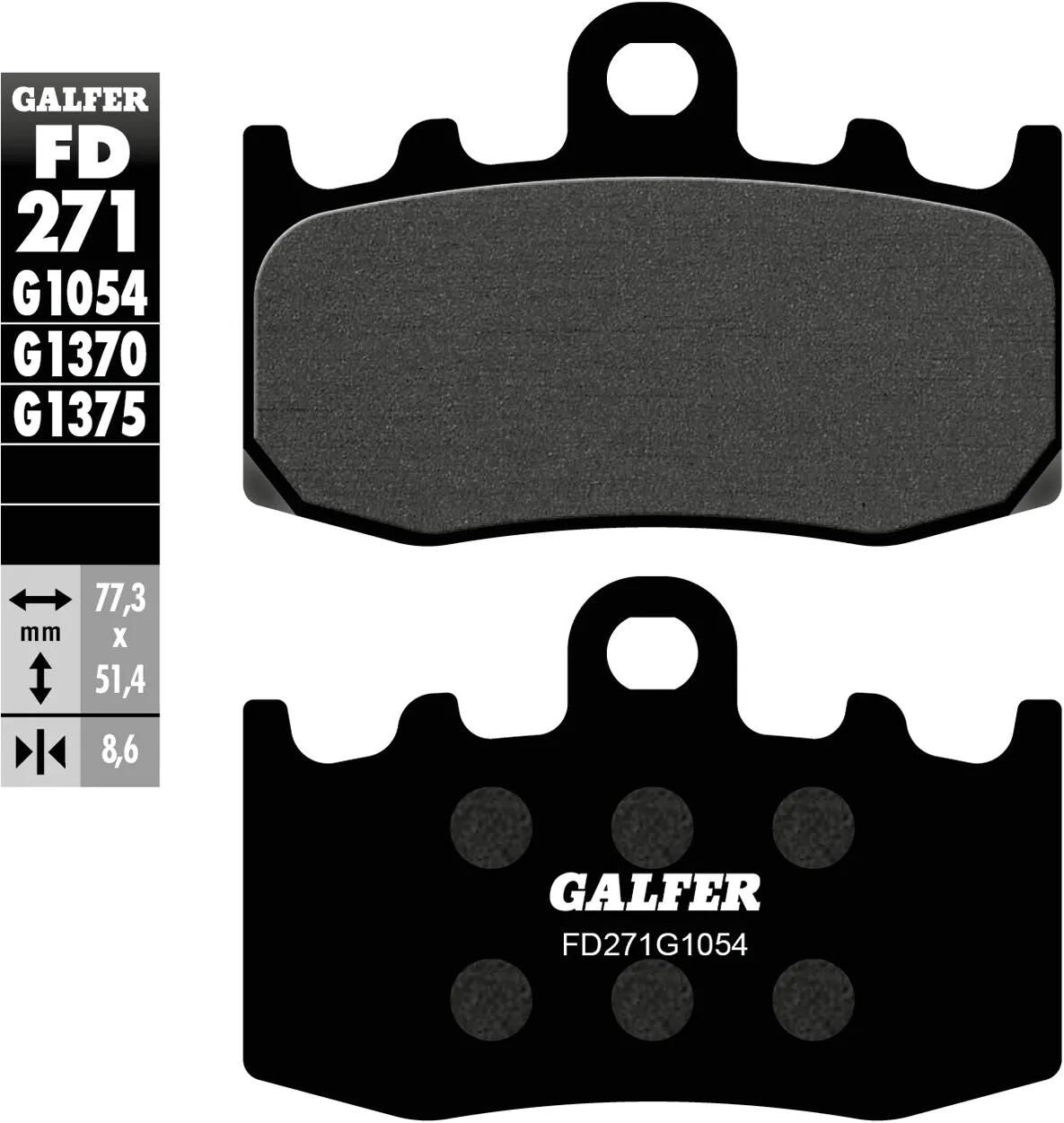 Galfer bremseklodser fd271 bremseklods fd271 g1054 økologisk gade