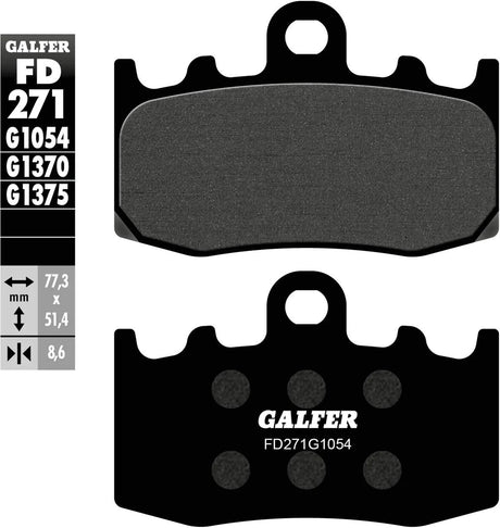 Galfer bremseklodser fd271 bremseklods fd271 g1054 økologisk gade