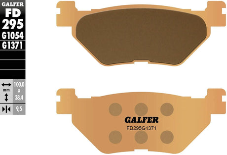 Galfer bremseklodser fd295 bremseklodser fd295 g1371 sint. metalgade