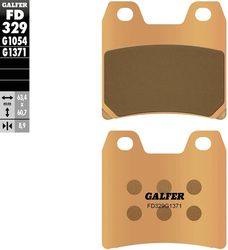 Galfer bremseklodser fd329 bremseklods fd329 g1371 sint.metal street