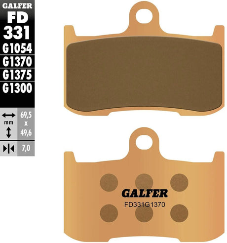 Galfer bremseklodser fd331 bremseklods fd331 g1370 sint.metal street
