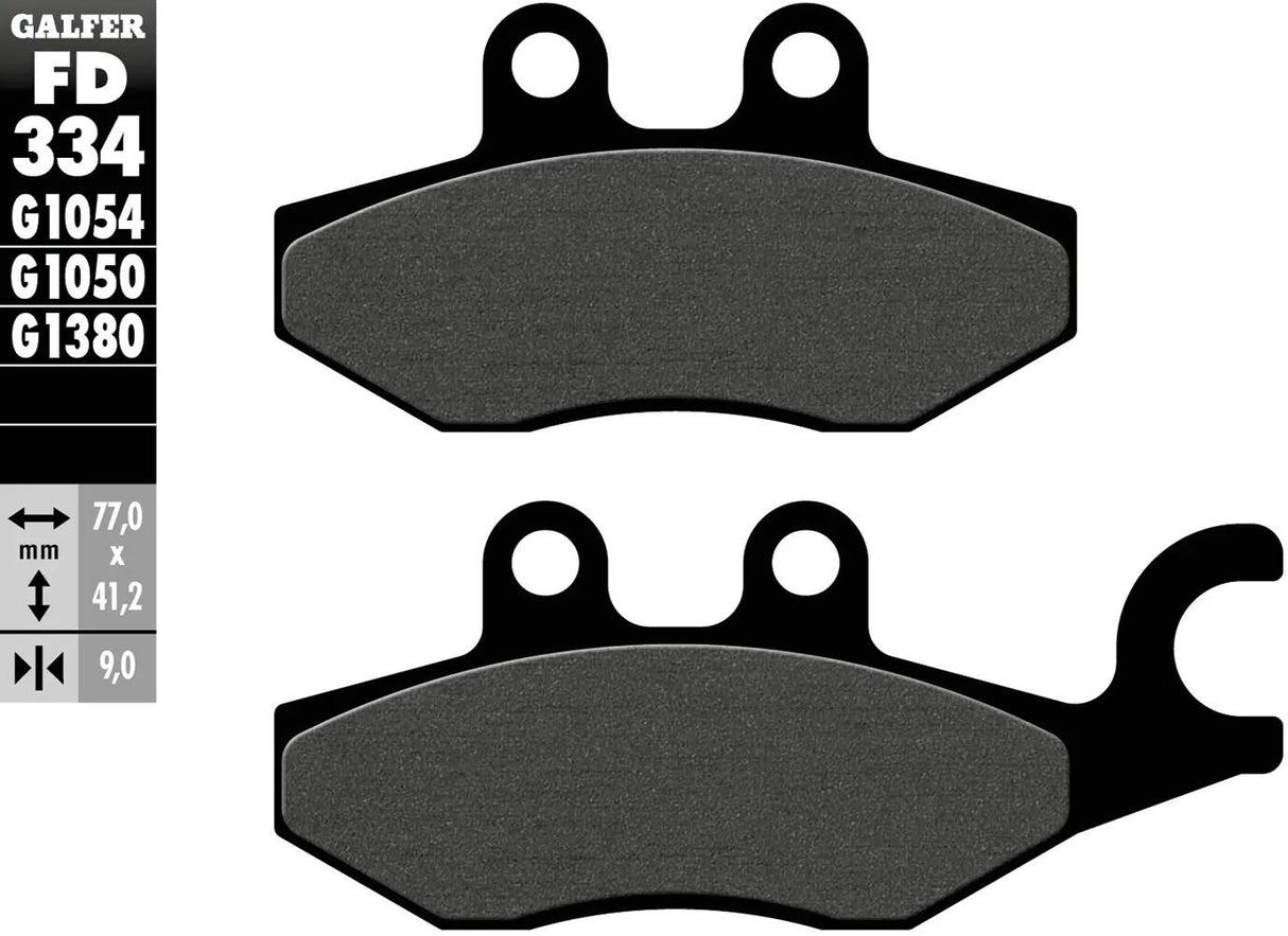 Galfer bremseklodser fd334 bremseklods fd334 g1054 økologisk standard