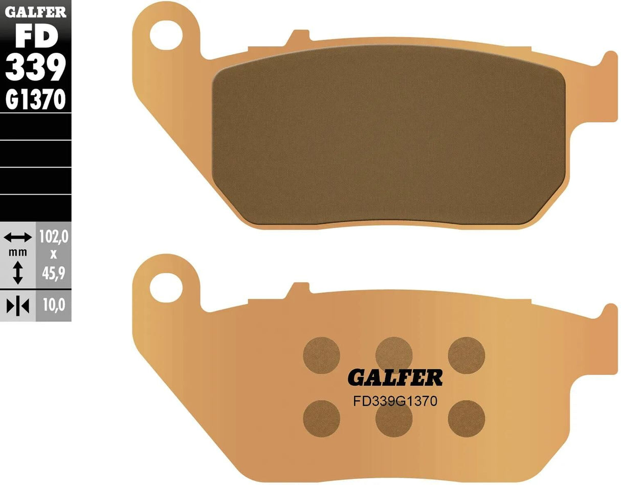 Galfer bremseklodser fd339 bremseklods fd339 g1370 sint.metal street