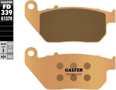Galfer bremseklodser fd339 bremseklods fd339 g1370 sint.metal street