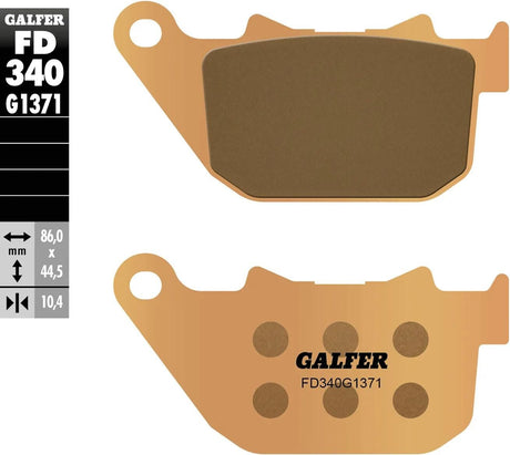 Galfer bremseklodser fd340 bremseklods fd340 g1371 sint.metal street