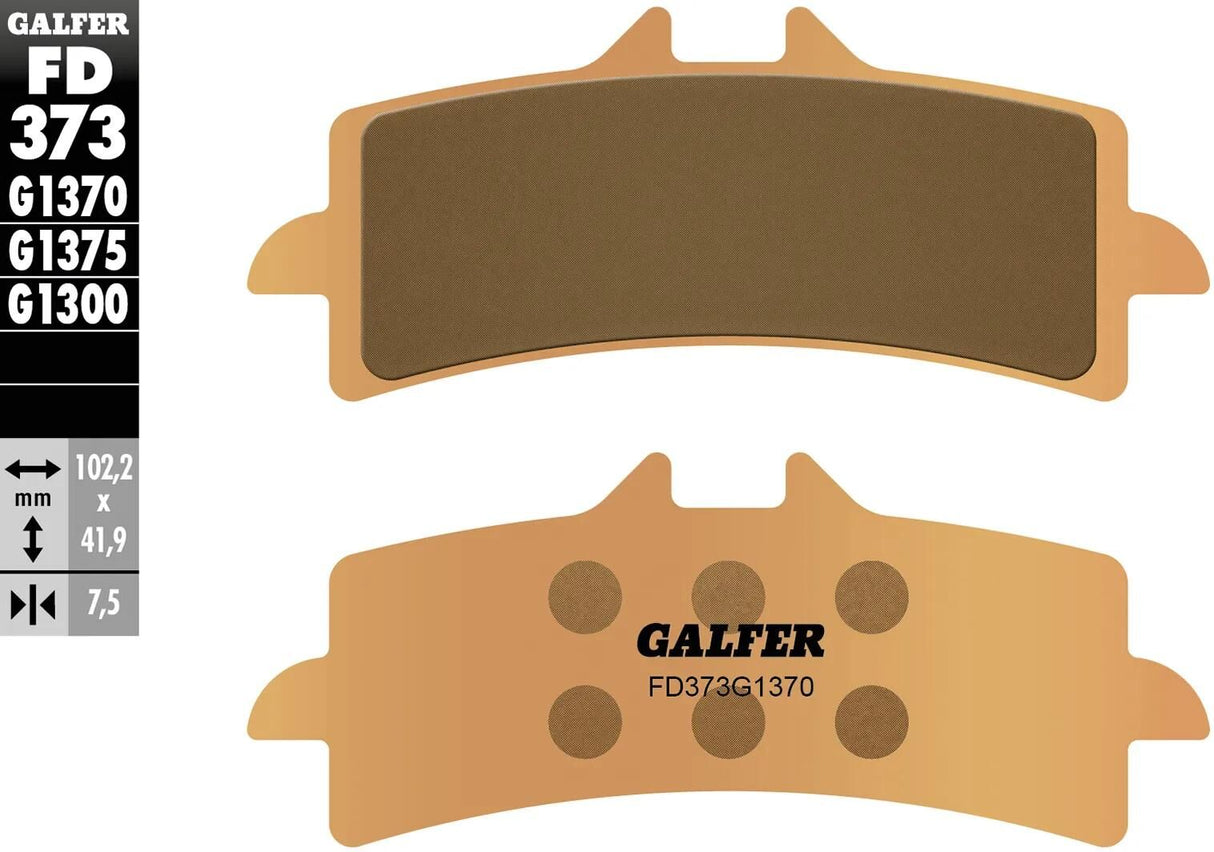 Galfer bremseklodser fd373 sintrede bremseklodser fd373 g1370