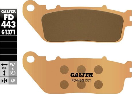 Galfer bremseklodser fd443 bremseklodser fd443 g1371 sint.metal street