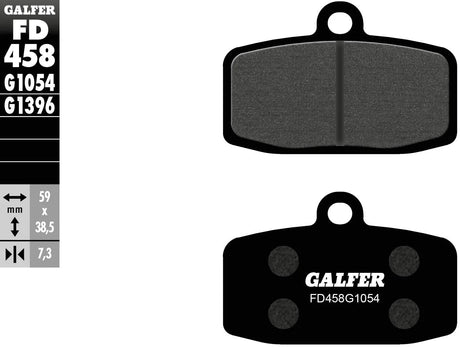 Galfer bremseklodser FD458 bremseklods FD458 G1054 organisk standard