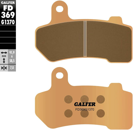 Galfer bremseklodser fd369 bremseklods fd369 g1370 sint.metal street