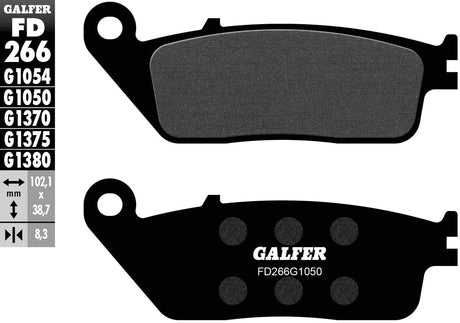 Galfer bremseklodser fd266 bremseklods fd266 g1050 økologisk scooter