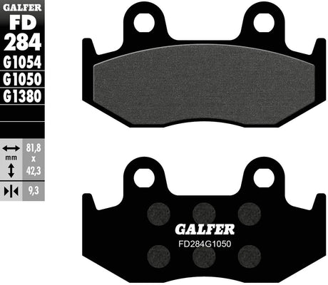 Galfer bremseklodser fd284 bremseklods fd284 g1050 økologisk scooter