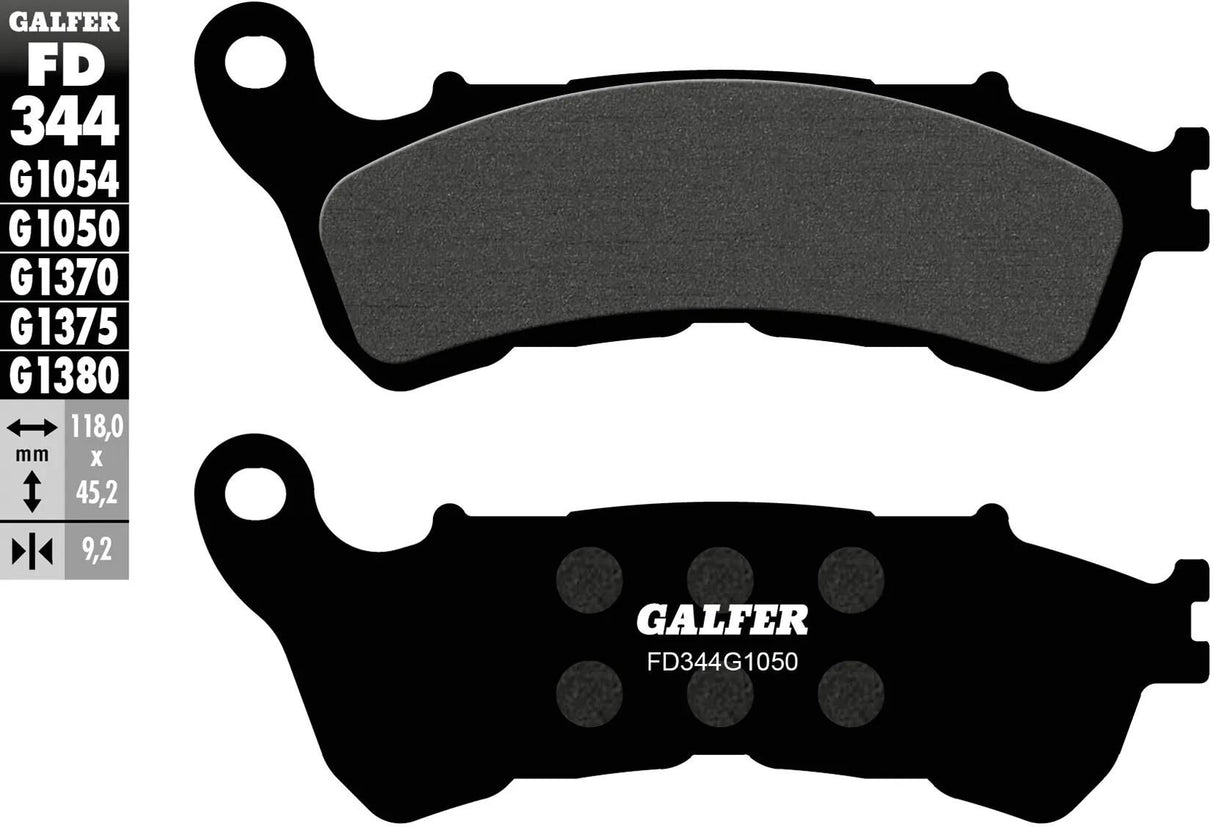 Galfer bremseklodser fd344 bremseklods fd344 g1050 økologisk scooter
