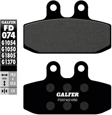 Galfer bremsbelag fd074 bremseklods fd074 g1050 økologisk