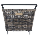 Basil cykelkurv cento rattan look multisystem 41 x 25 x 12 cm - brun