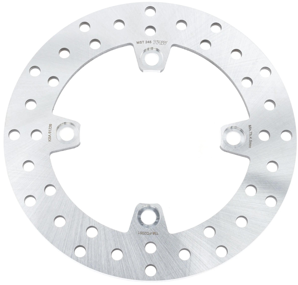 TRW bremseskive MST245 rotor MST245 stiv