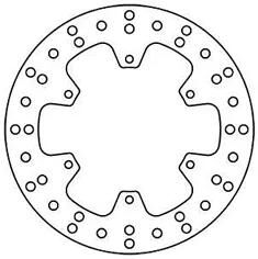 TRW bremseskive MST266 rotor MST266 stiv