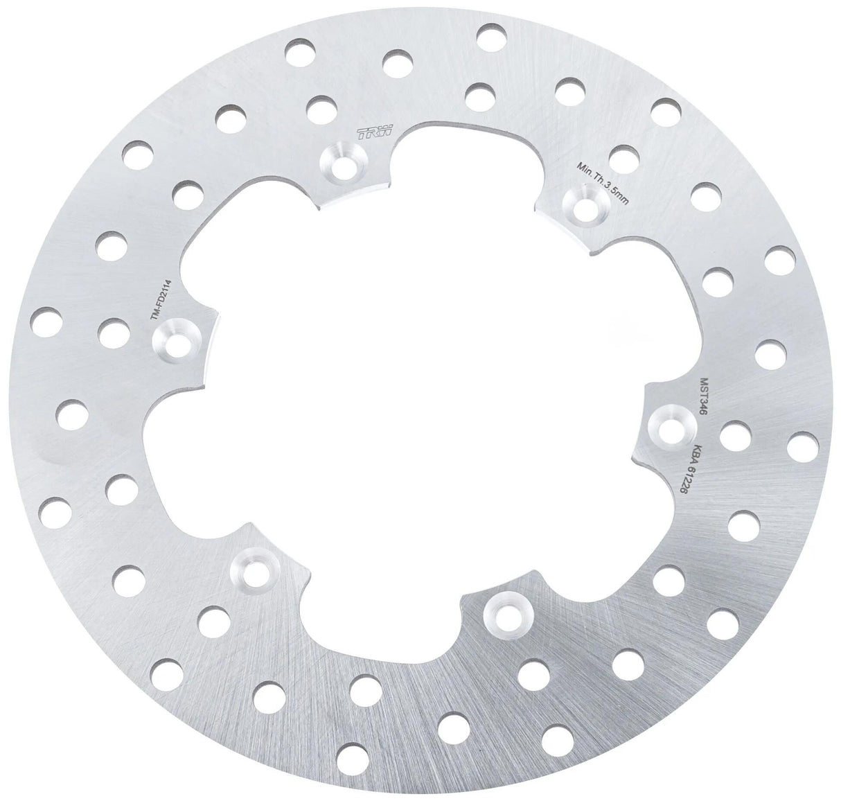 TRW bremseskive MST346 rotor MST346 stiv