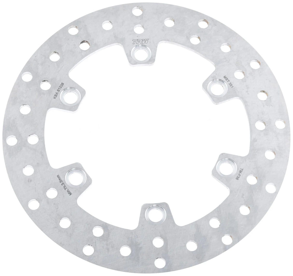 TRW bremseskive MST351 rotor MST351 stiv