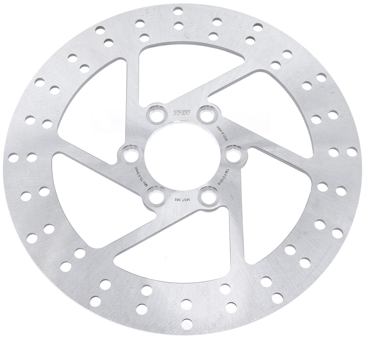 TRW bremseskive MST365 rotor MST365 stiv