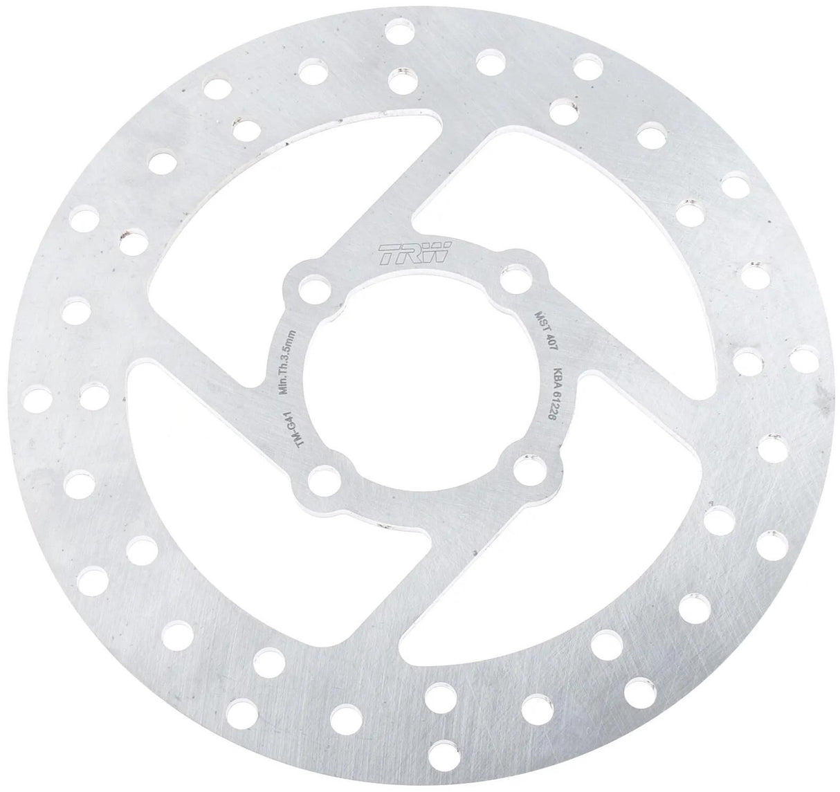 TRW bremseskive MST407 rotor MST407 stiv