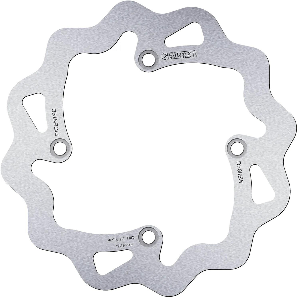 Galfer bremseskive df885 rotor df885 type m stiv